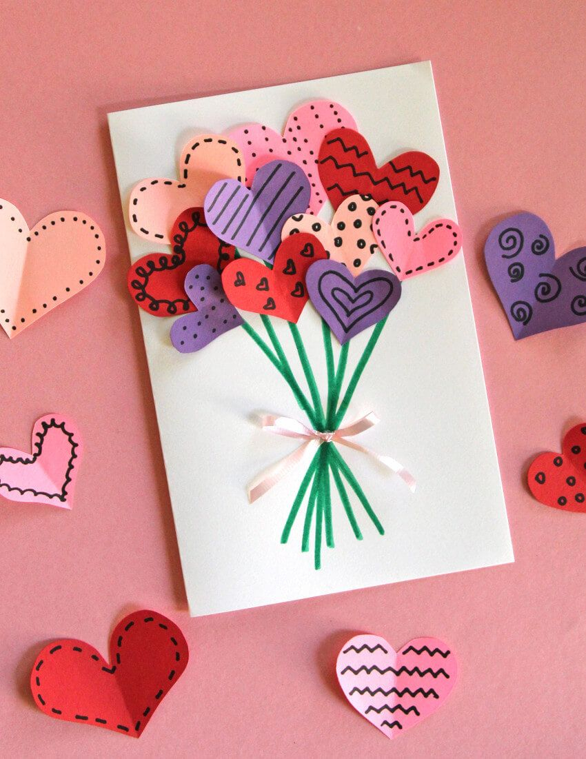 10 Best Valentine Card Ideas For Kids To Make 10 adorable and easy diy valentines day cards pinterest 2024