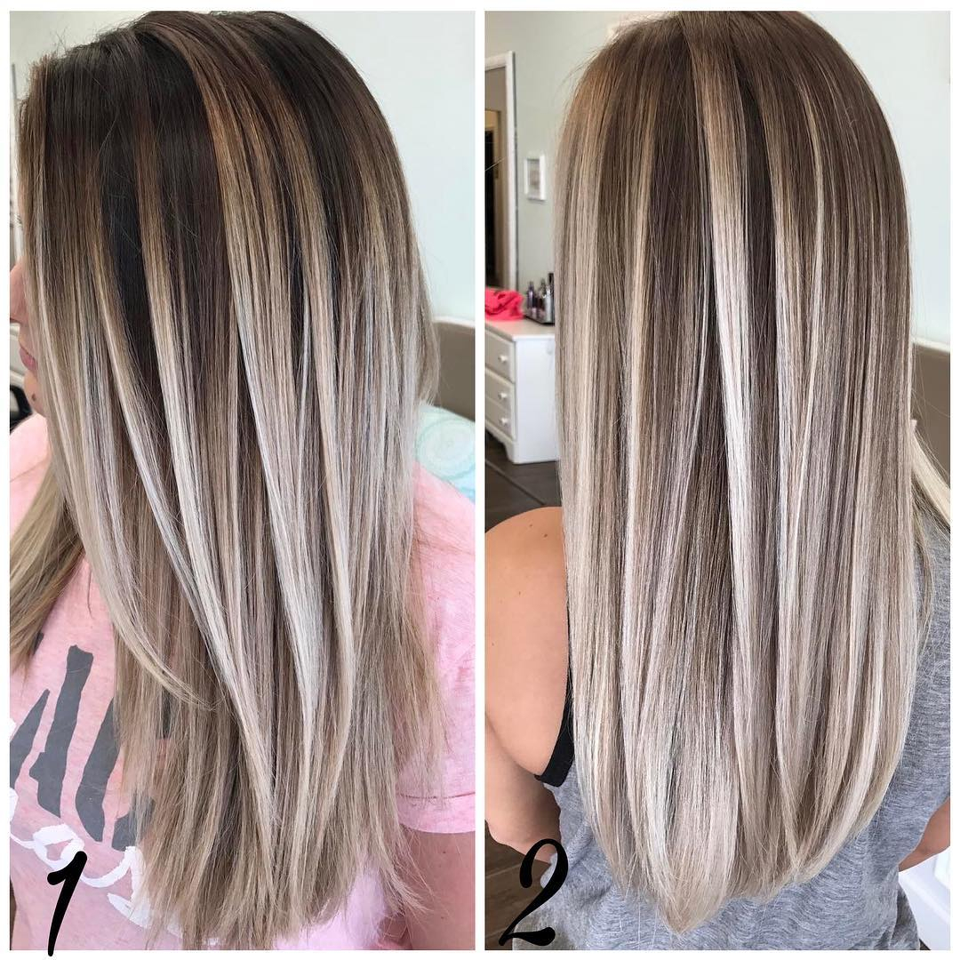 10 Unique Haircut And Color Ideas For Long Hair 10 best long hairstyles with straight hair beige ash color ideas 1 2024