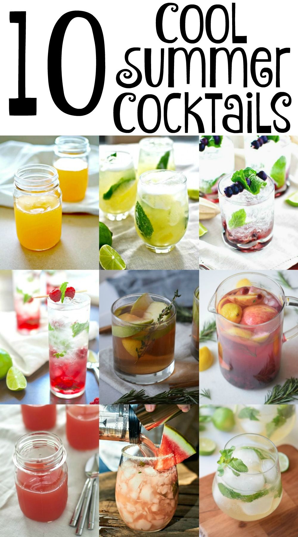 10 Lovely Cool Drink Ideas For Parties 10 cool summer cocktails alcoholic beverages drinks pinterest 2022
