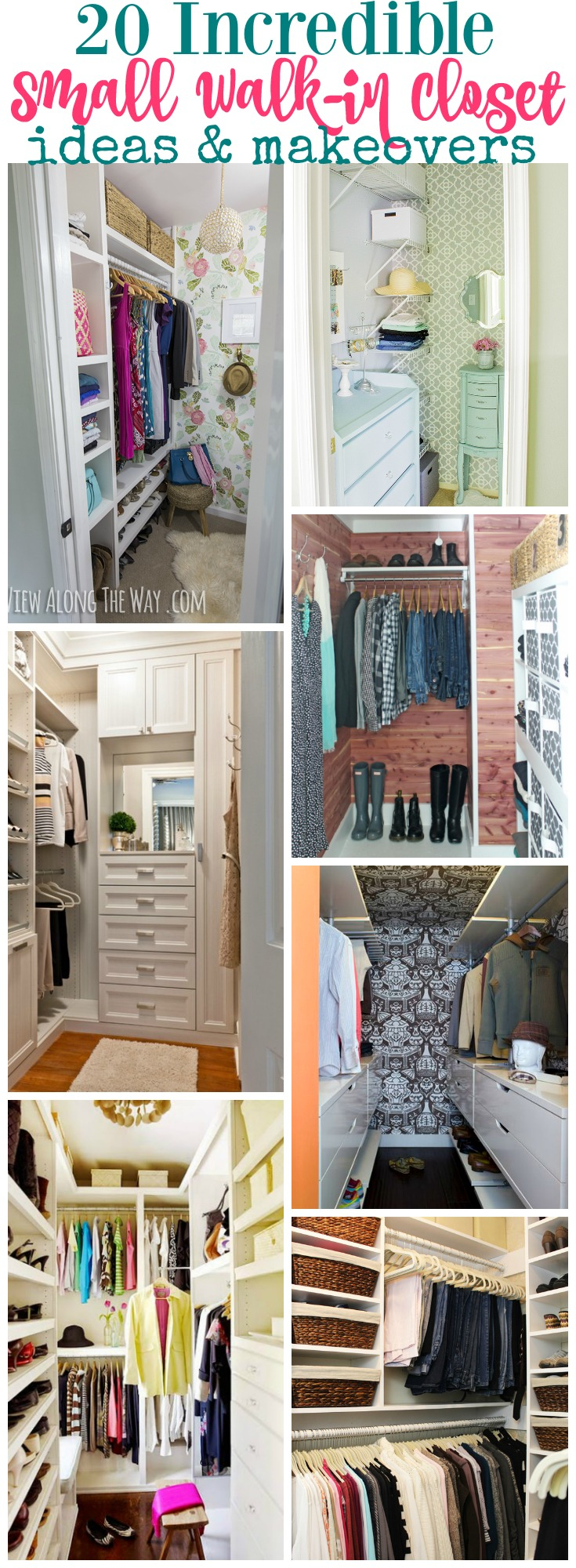 10 Fantastic Closet Organization Ideas For Small Walk In Closets 20 incredible small walk in closet ideas makeovers the happy housie 11 2024