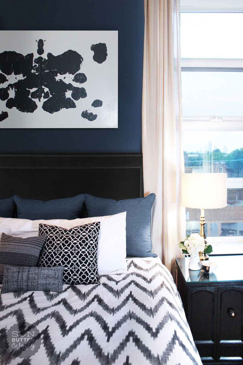 10 Amazing Black And Blue Bedroom Ideas 20 marvelous navy blue bedroom ideas house navy blue bedrooms 2024