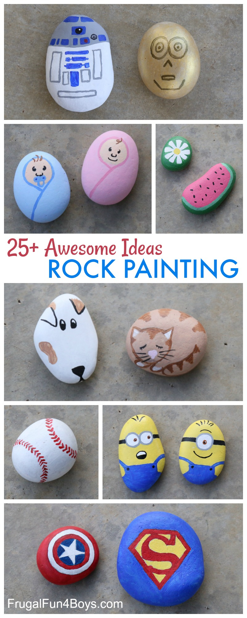 10 Fabulous Rock Painting Ideas For Kids 25 awesome rock painting ideas frugal fun for boys and girls 2024