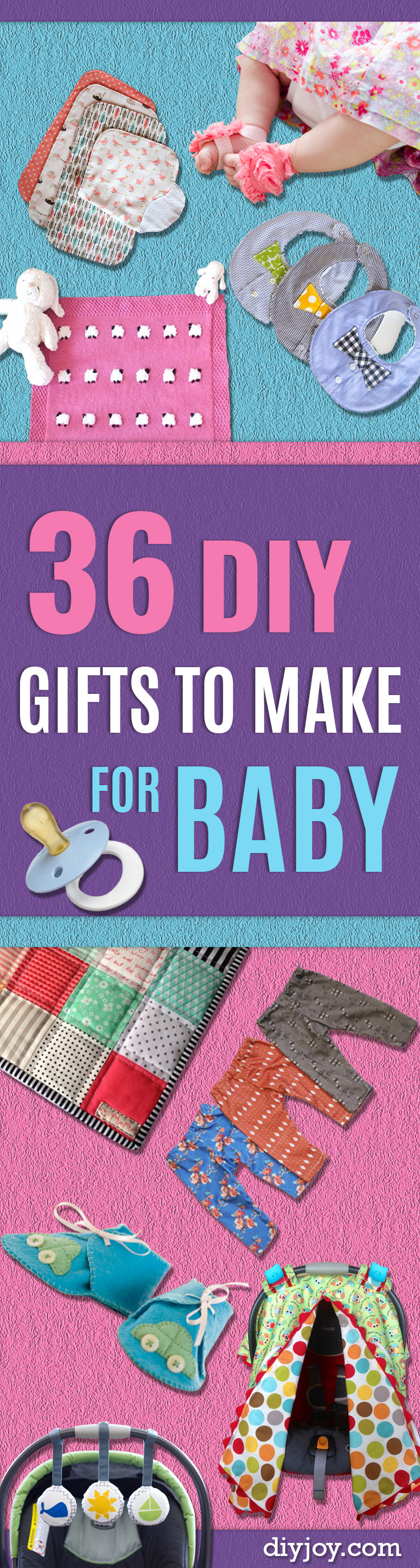 10 Most Recommended Baby Gift Ideas To Make 36 best diy gifts to make for baby 2024