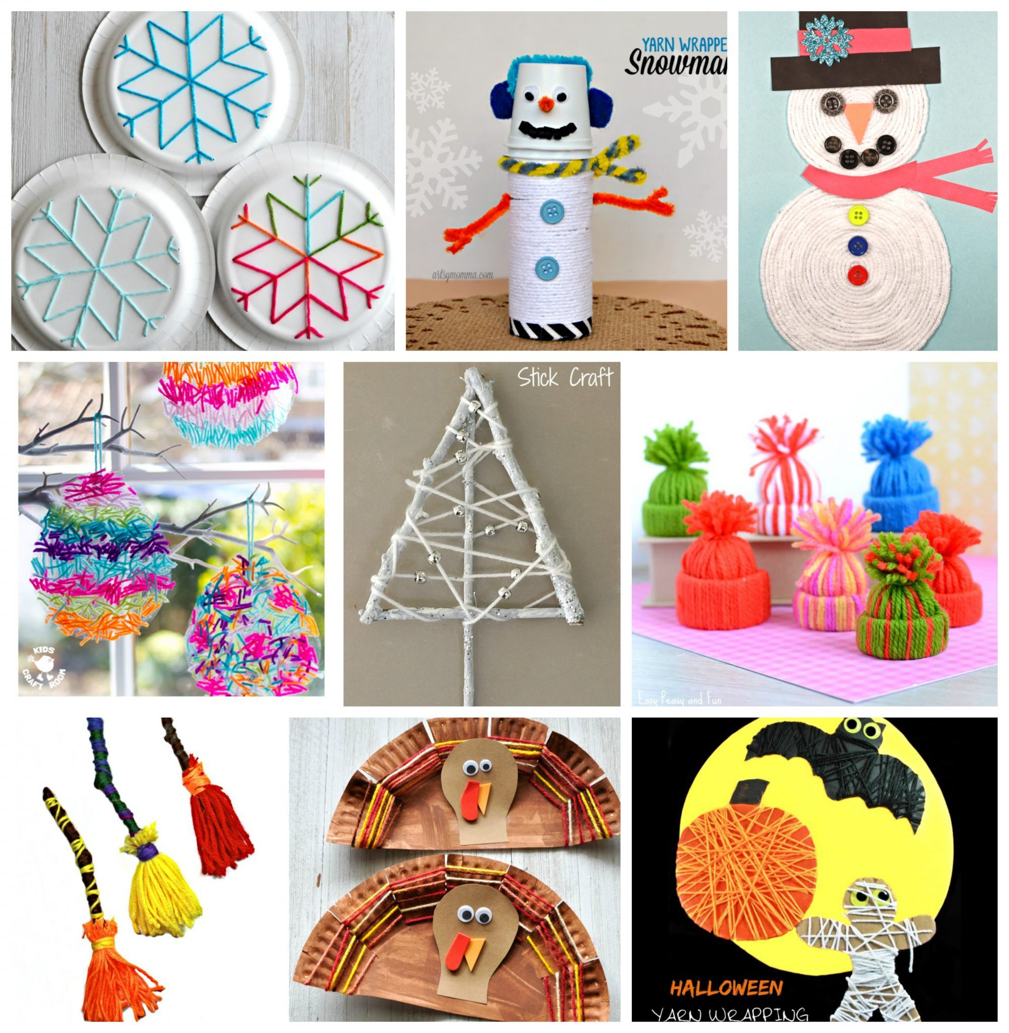 10 Great Easy Arts And Craft Ideas 40 fun fantastic yarn crafts the pinterested parent 2024