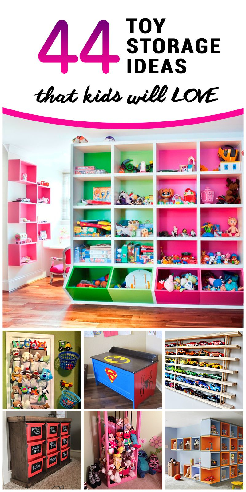 10 Fabulous Organizing Ideas For Kids Rooms 44 best toy storage ideas that kids will love organize kids in 2022
