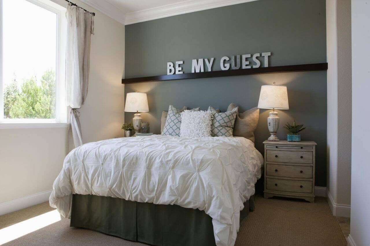 10 Attractive Small Guest Room Decorating Ideas an instant way to add a personal touch to any small guest room is to 2022