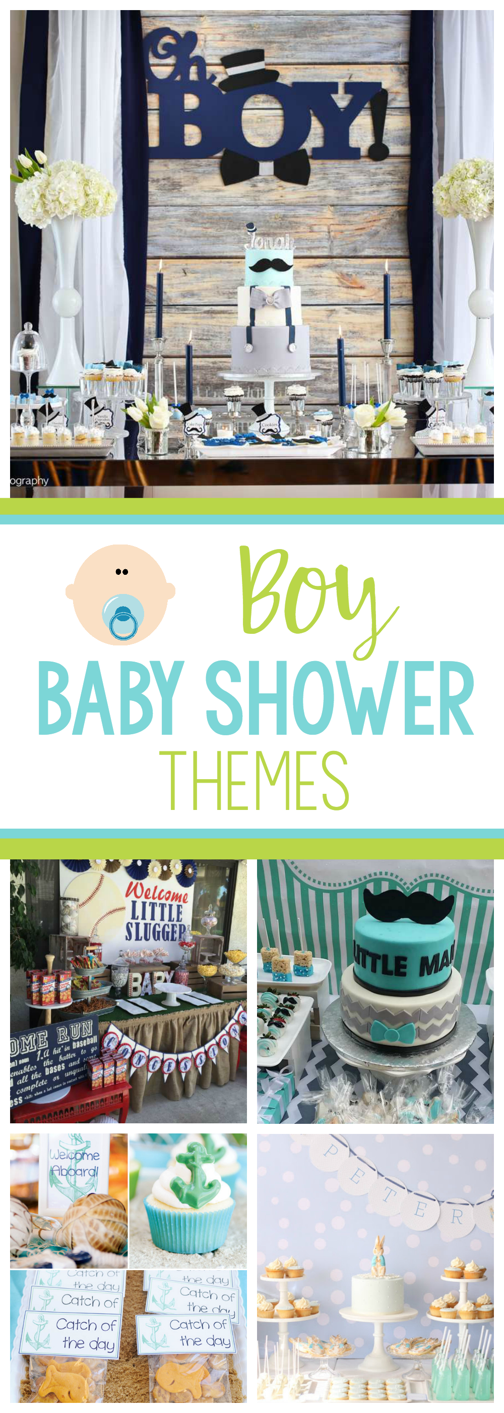 10 Stylish Unique Baby Shower Ideas For Boys baby boy baby shower themes fun squared 3 2022