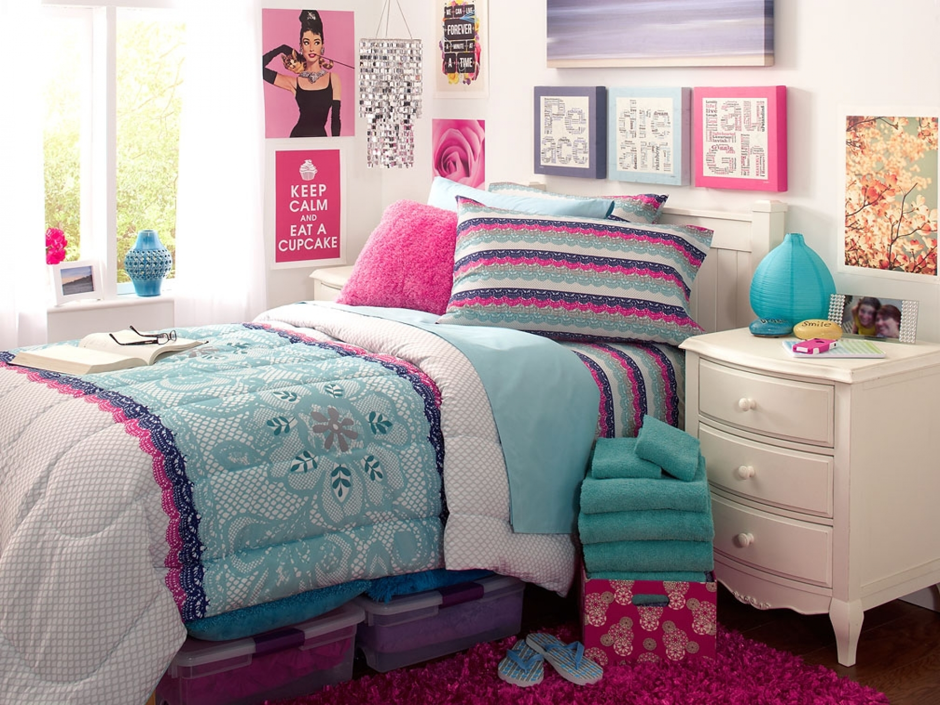 10 Famous Girl Bedroom Ideas For Small Rooms bright teen bedroom ideas all home interior ideas 2024