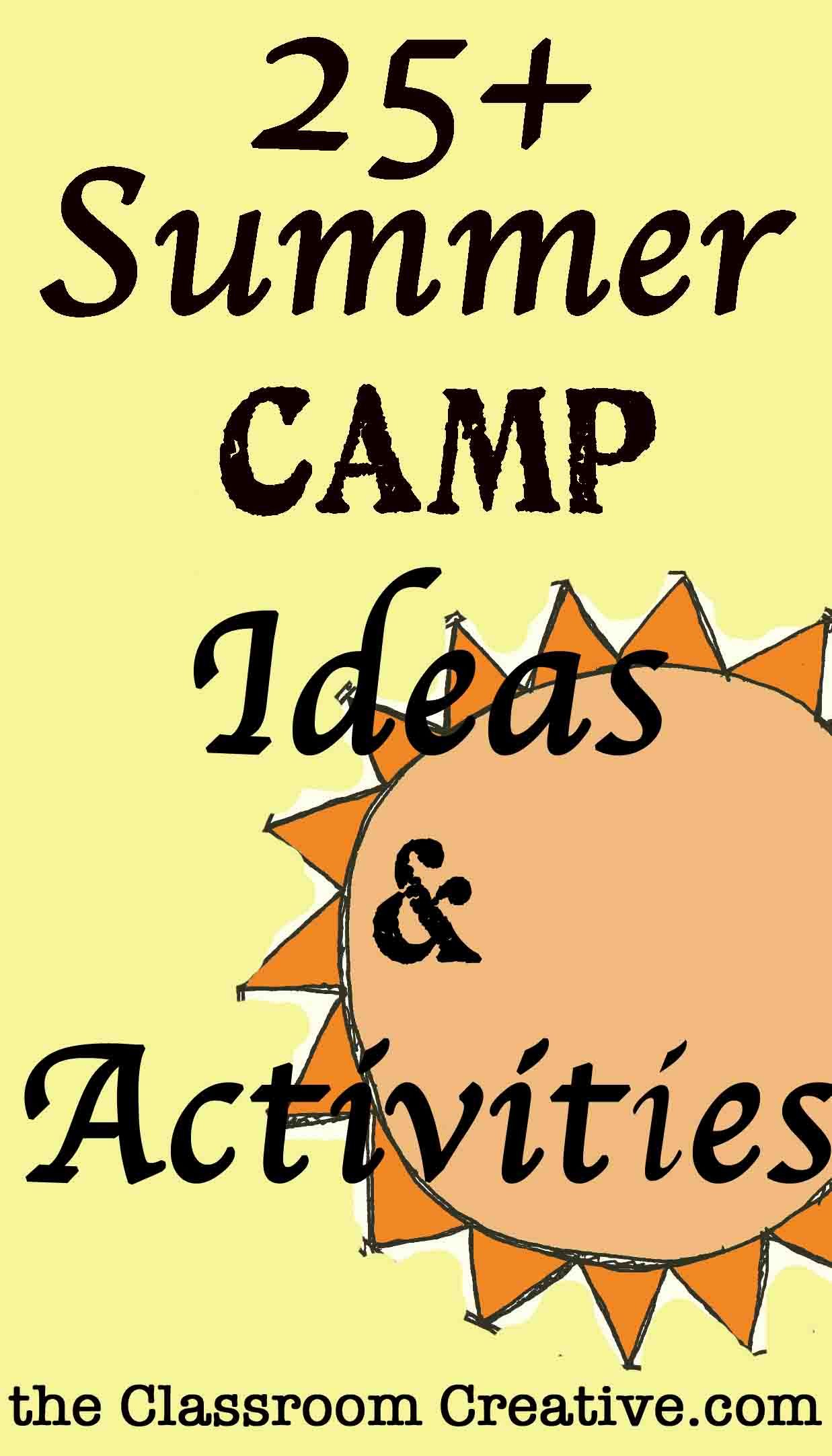 10 Nice Ideas For Summer Camp Activities classroom camp theme ideas summer camp activities theme ideas 2 2024