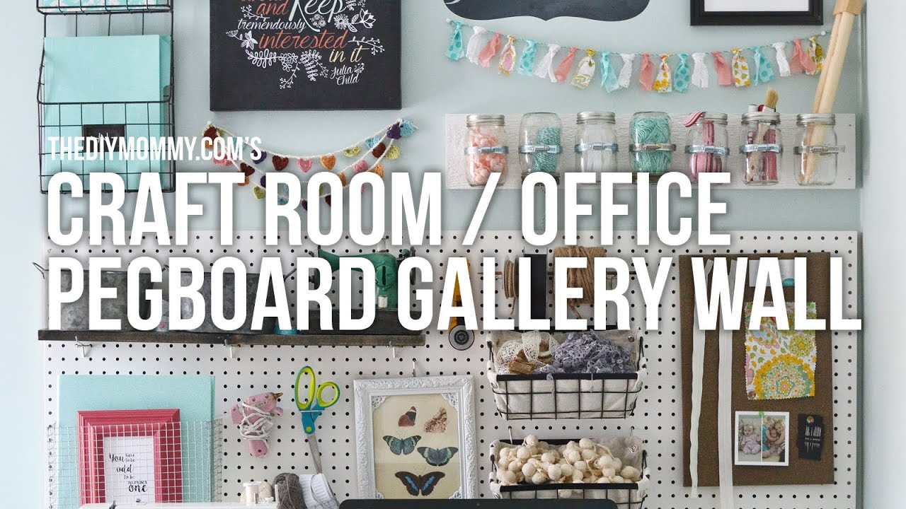 10 Elegant Pegboard Ideas For Craft Room craft room office pegboard gallery wall easy diy craft supply 2024