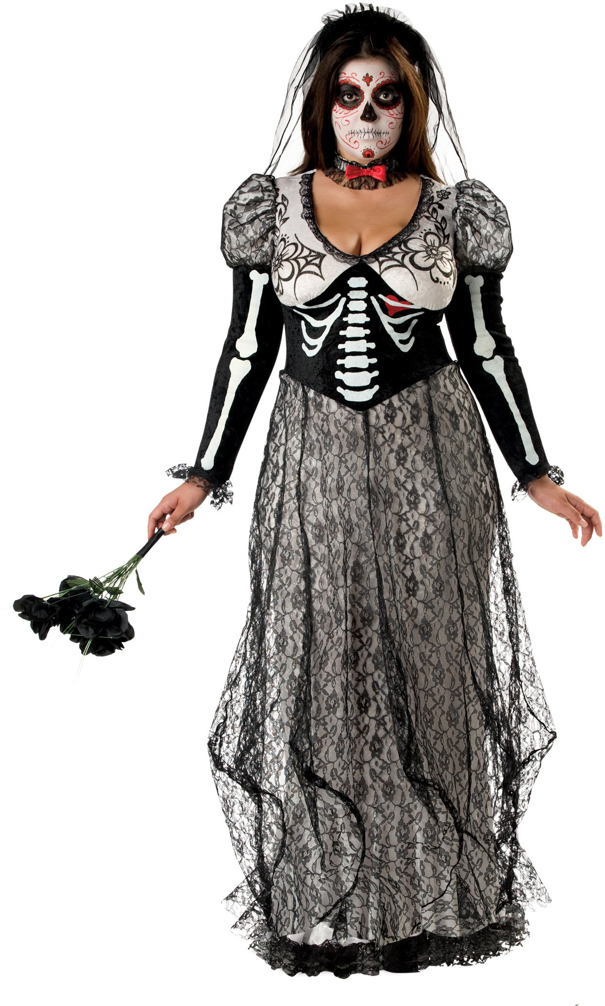 10 Fabulous Day Of The Dead Dress Ideas day of the dead bride plus adult costume horror and gothic costumes 2022