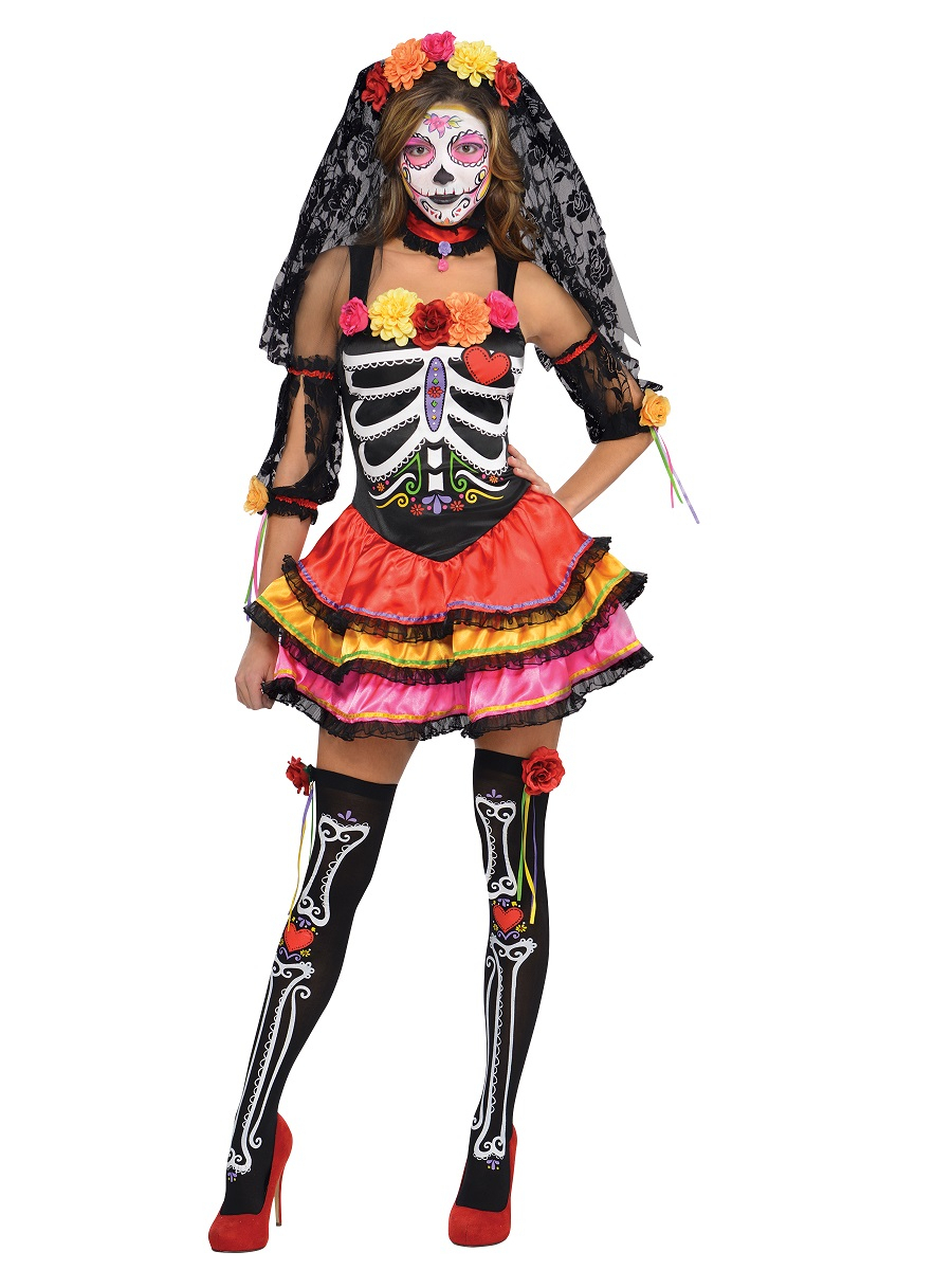 10 Fabulous Day Of The Dead Dress Ideas day of the dead halloween costumes fancy dress ball 1 2022