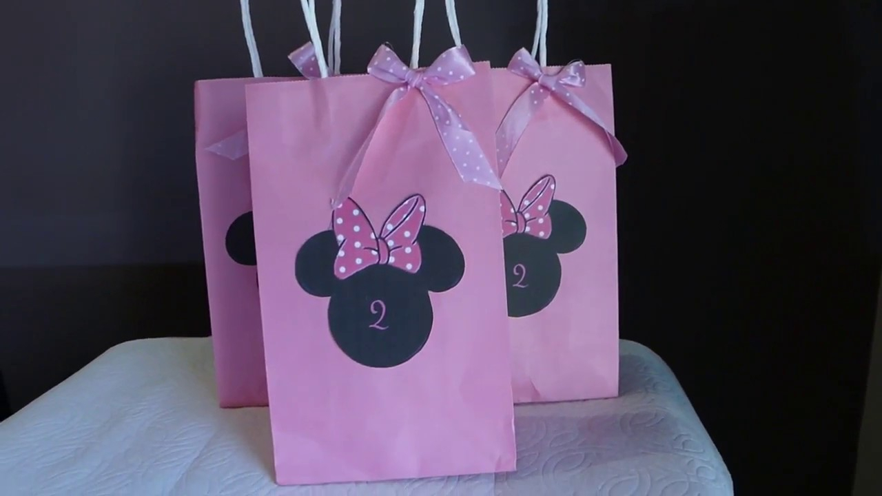 10 Pretty Minnie Mouse Candy Bag Ideas diy minnie mouse goody bags youtube 2024