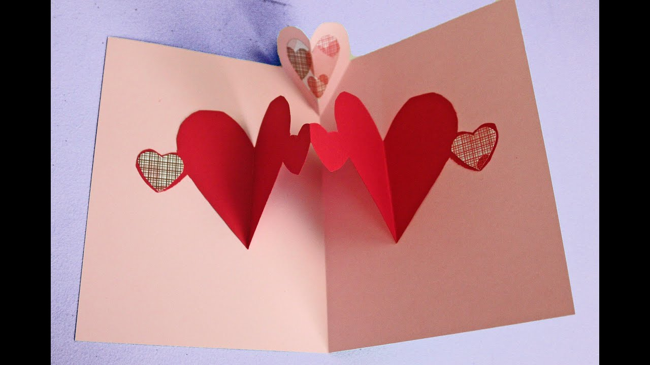 10 Best Valentine Card Ideas For Kids To Make easy pop up heart card making tutorial to make with kids not just 2024