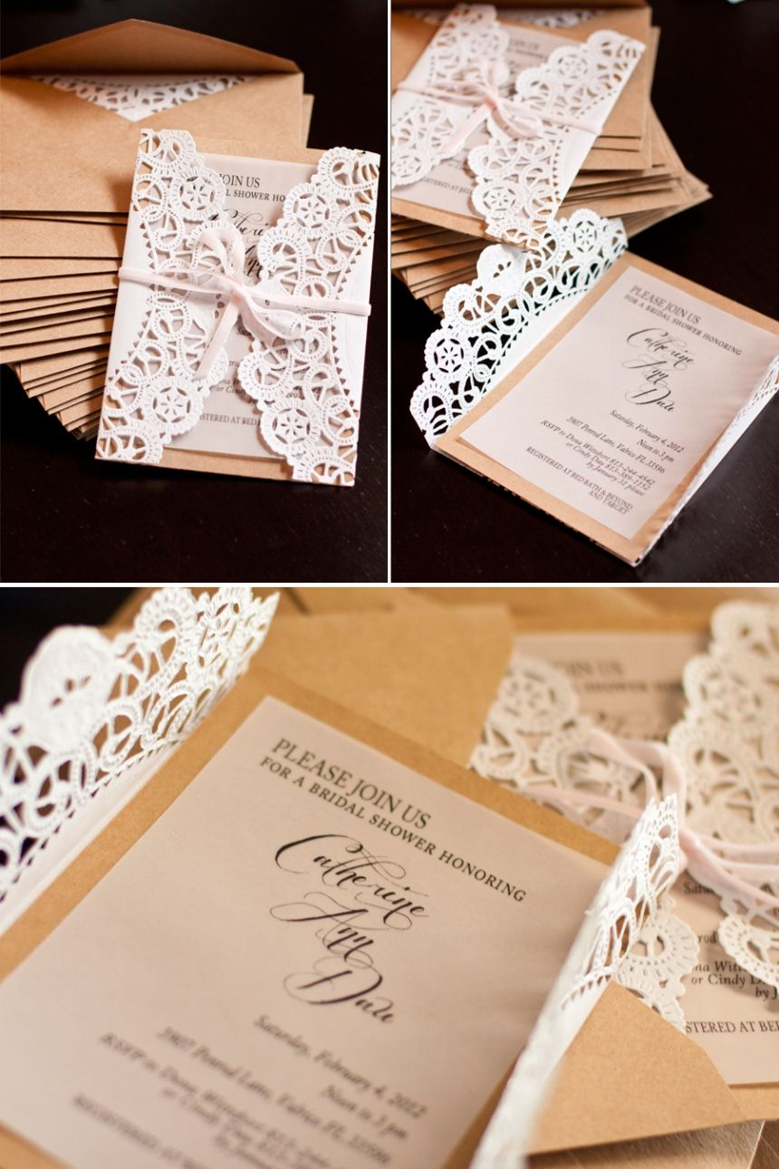 10 Most Recommended Diy Bridal Shower Invitations Ideas elegant country bridal shower invitations tutorial wedding 2024