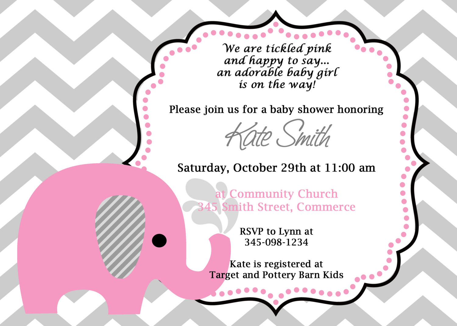 10 Nice Cute Ideas For Baby Shower Invitations elephant themed baby shower invitation wording e280a2 baby showers design 2024