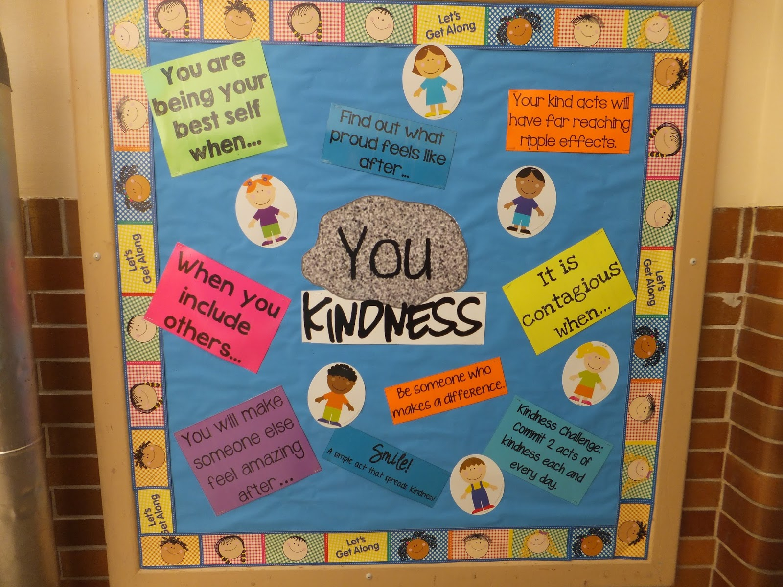 10 Lovely Bulletin Board Ideas For Elementary School entirely elementaryschool counseling you rock kindness bulletin 1 2022