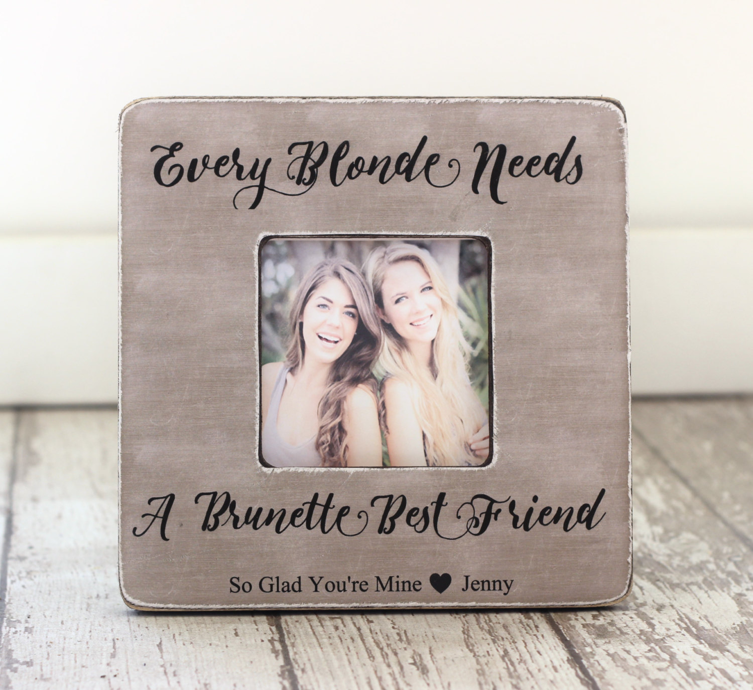 10 Elegant Best Friend Picture Frame Ideas every blonde needs a brunette best friend personalized picture etsy 2024