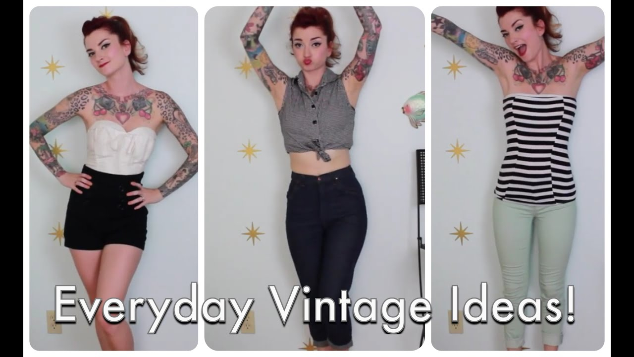 10 Pretty Pin Up Girl Clothing Ideas everyday vintage and pinup outfit ideascherry dollface youtube 1 2022