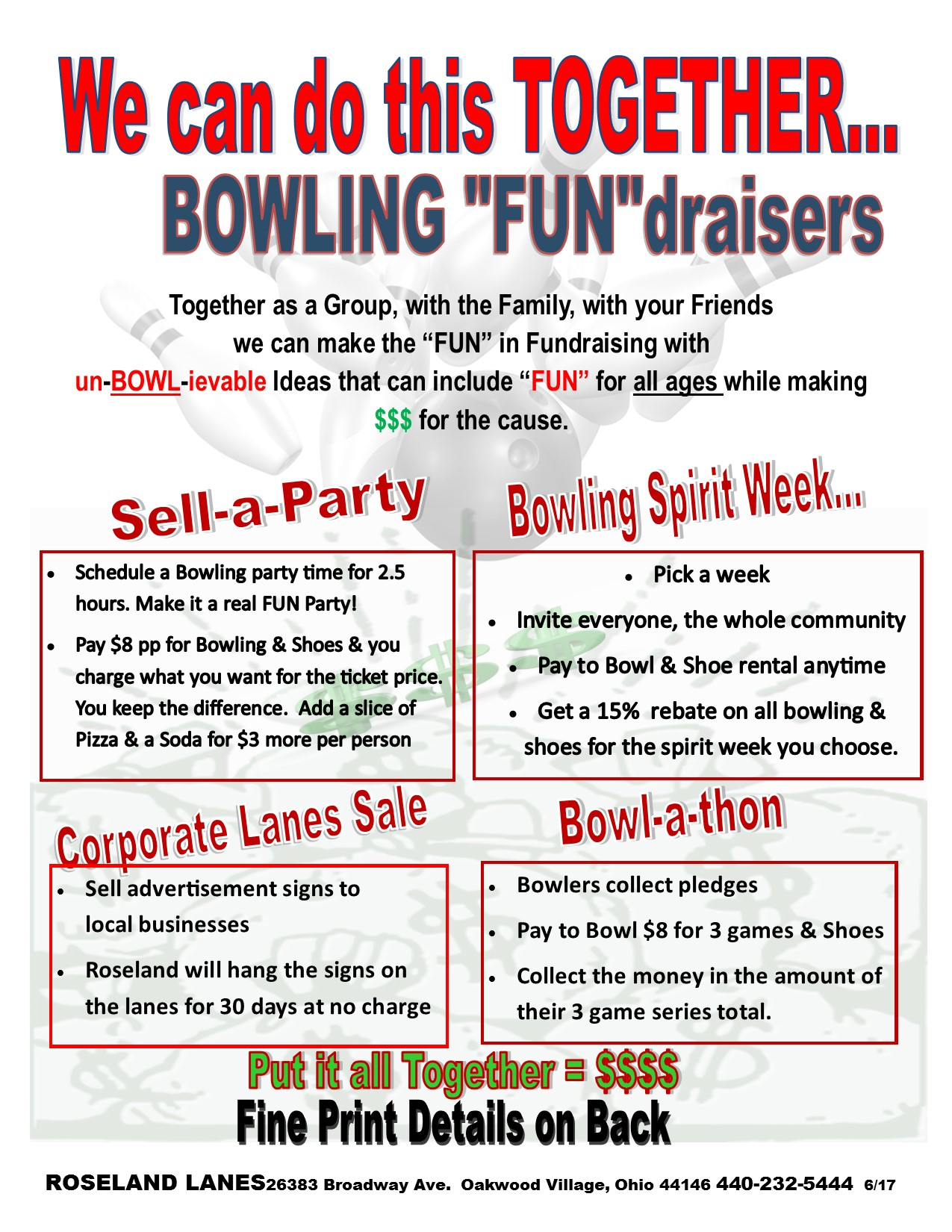 10 Beautiful Best Fundraising Ideas For Youth Sports Teams fund raisers fundraising ideas roseland lanes cleveland oh 5 2024