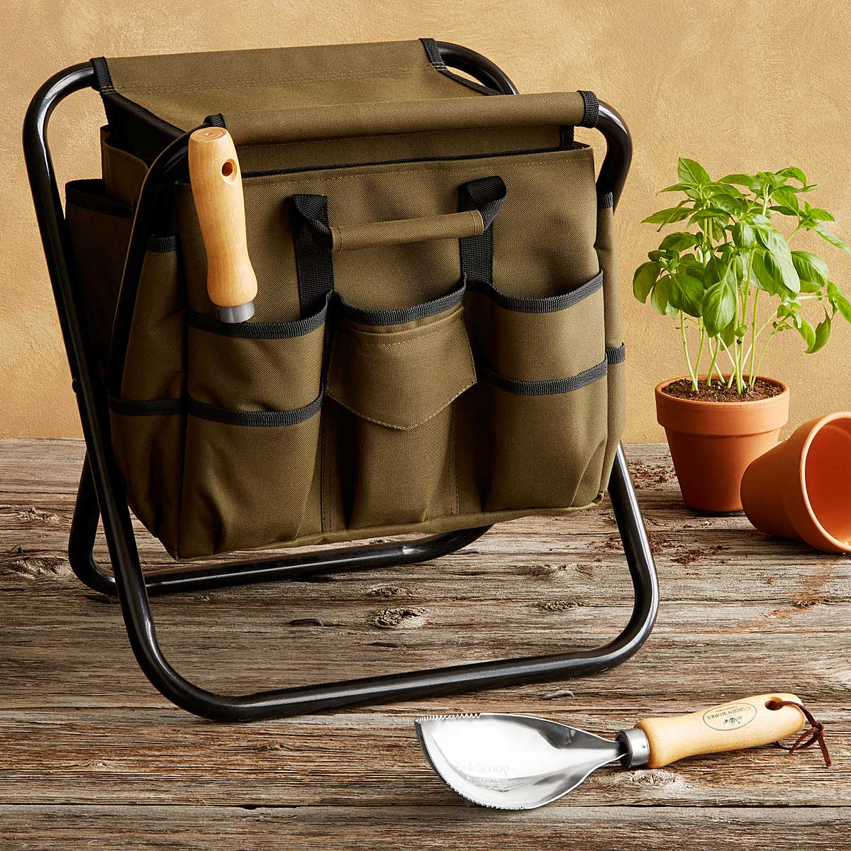 10 Perfect Gift Ideas For The Gardener gardeners tool seat folding gardening stool uncommongoods 2024