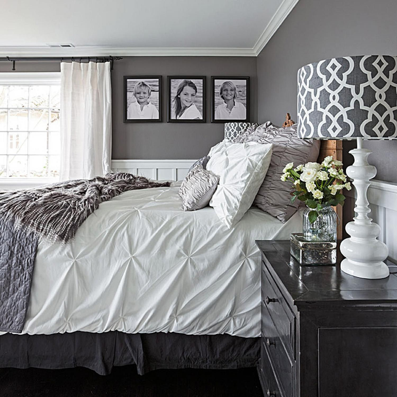 10 Nice White And Gray Bedroom Ideas gorgeous gray and white bedrooms bedrooms bedroom white bedroom 2024