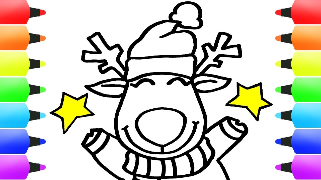 10 Unique Ideas For Kids To Draw how to draw christmas stuff for kids christmas reindeer xmas 2024