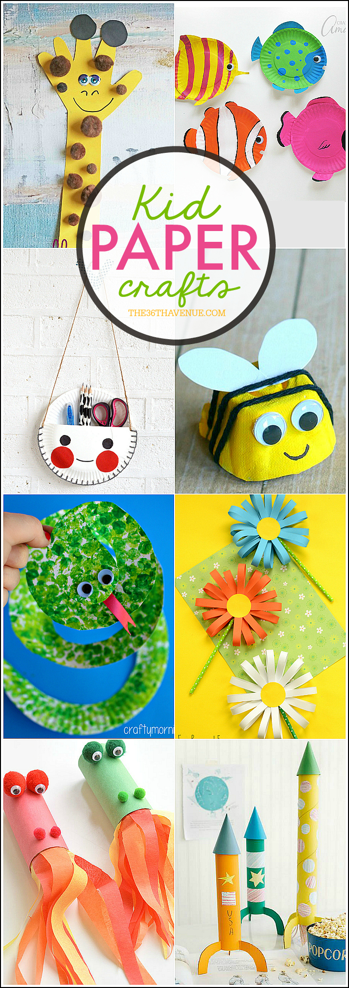 10 Unique Ideas For Crafts For Kids kid paper crafts the 36th avenue 2024