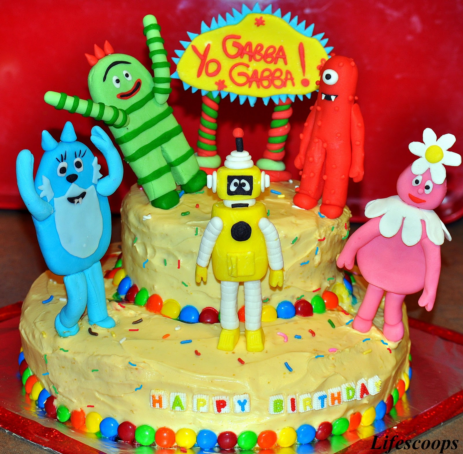 10 Gorgeous Yo Gabba Gabba Cakes Ideas life scoops yo gabba gabba cake for mikaelas 2nd birthday orange 2024