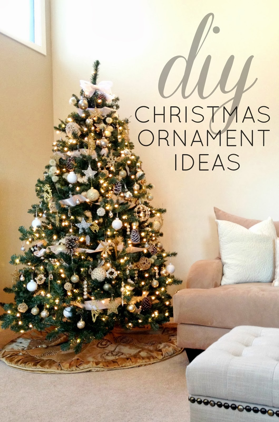 10 Attractive Ideas For Christmas Decorations To Make livelovediy diy christmas ornaments ideas 2024