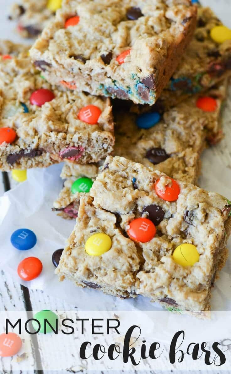 10 Attractive Easy Dessert Ideas For Kids monster cookie bars easy dessert recipe for kids kenarry 2024