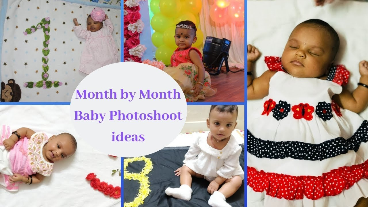 10 Beautiful Month By Month Baby Picture Ideas monthmonth photoshoot ideas at home monthly birthdays of baby monthly baby photoshoot ideas 2022