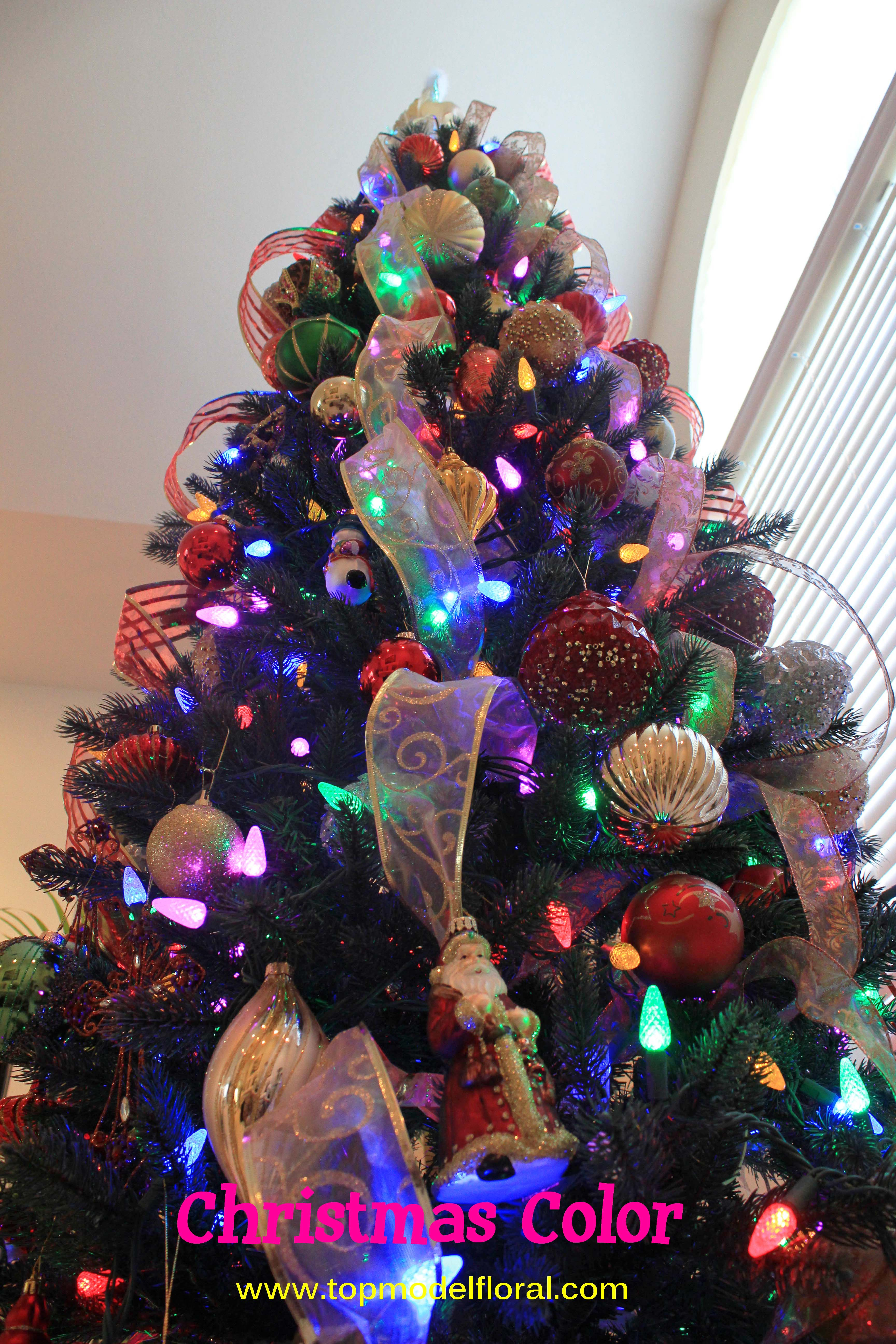 10 Elegant Christmas Tree Decorating Ideas With Multi Colored Lights multi colored light christmas tree ideas my web value 2024