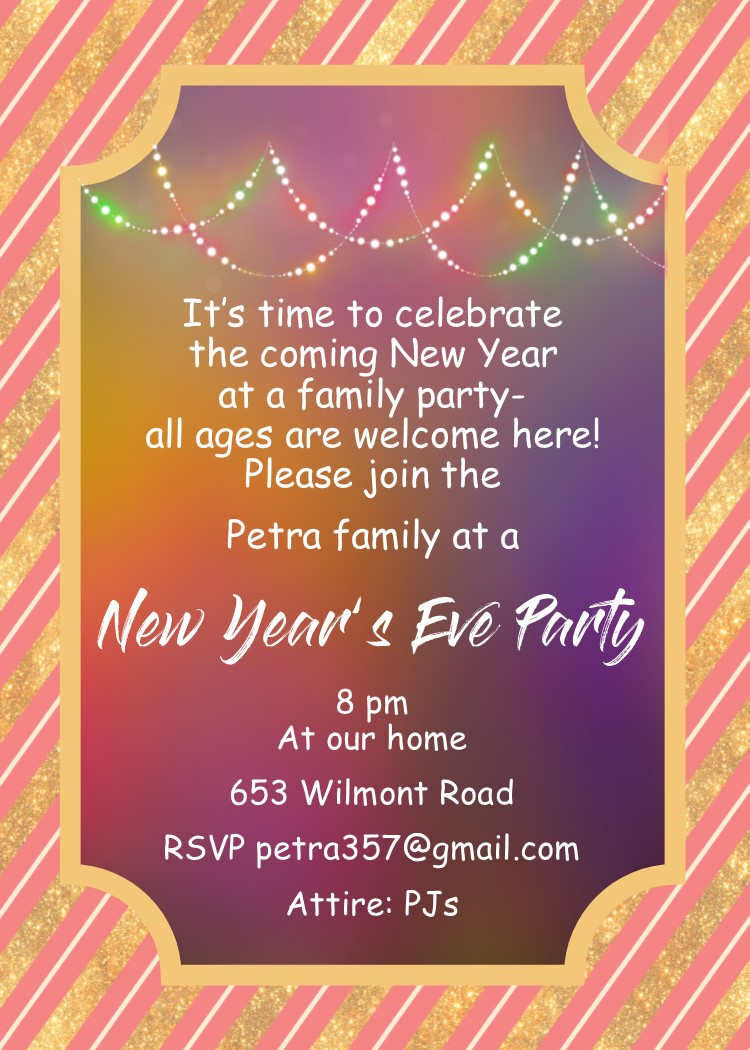 10 Elegant New Years Eve Invitation Ideas new years eve party invitations 2019 3 2024