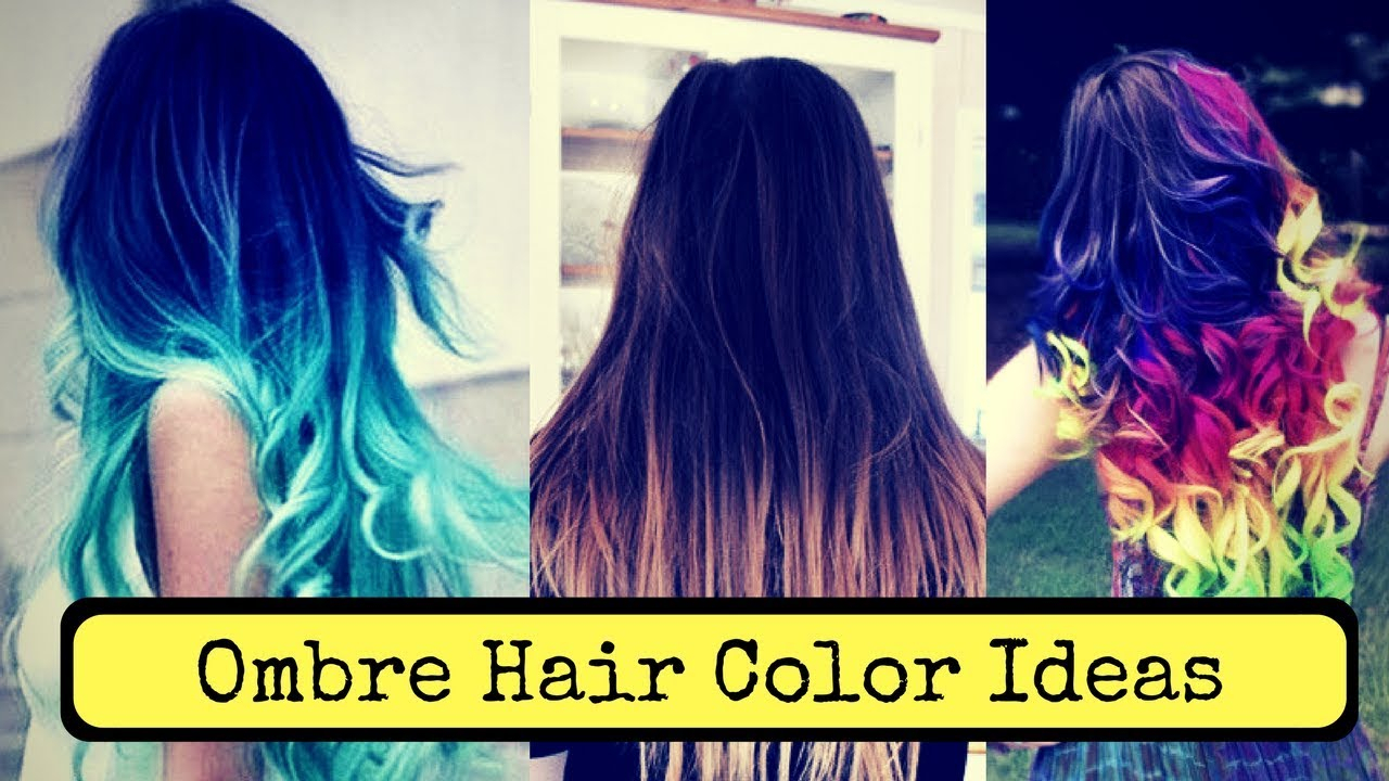 10 Cute Cool Ombre Hair Color Ideas ombre hair color ideas 2018 blond brown red and black hair 2024