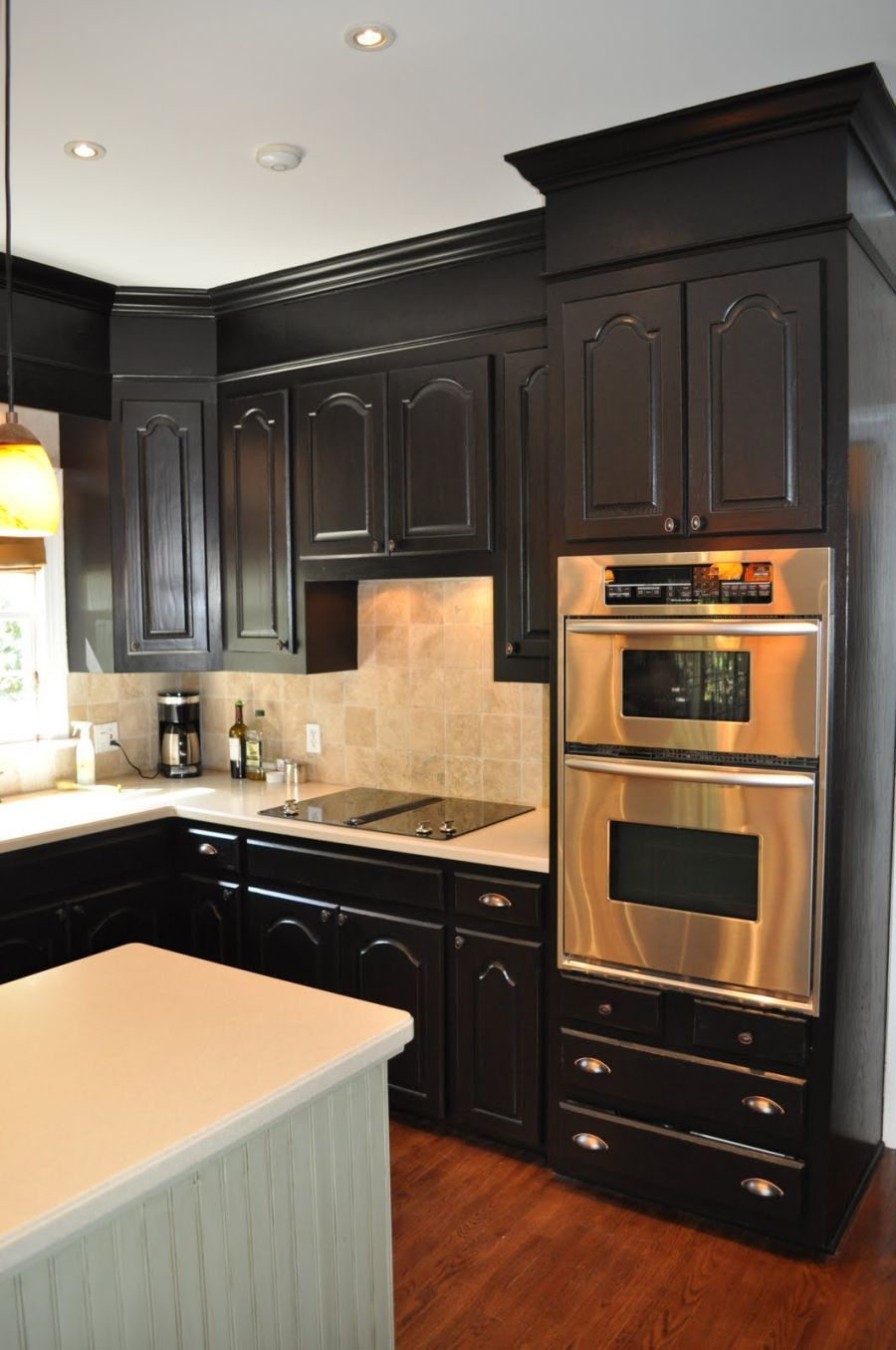 10 Unique Crown Molding Ideas For Kitchen one color fits most black kitchen cabinets dod1955msn 2024