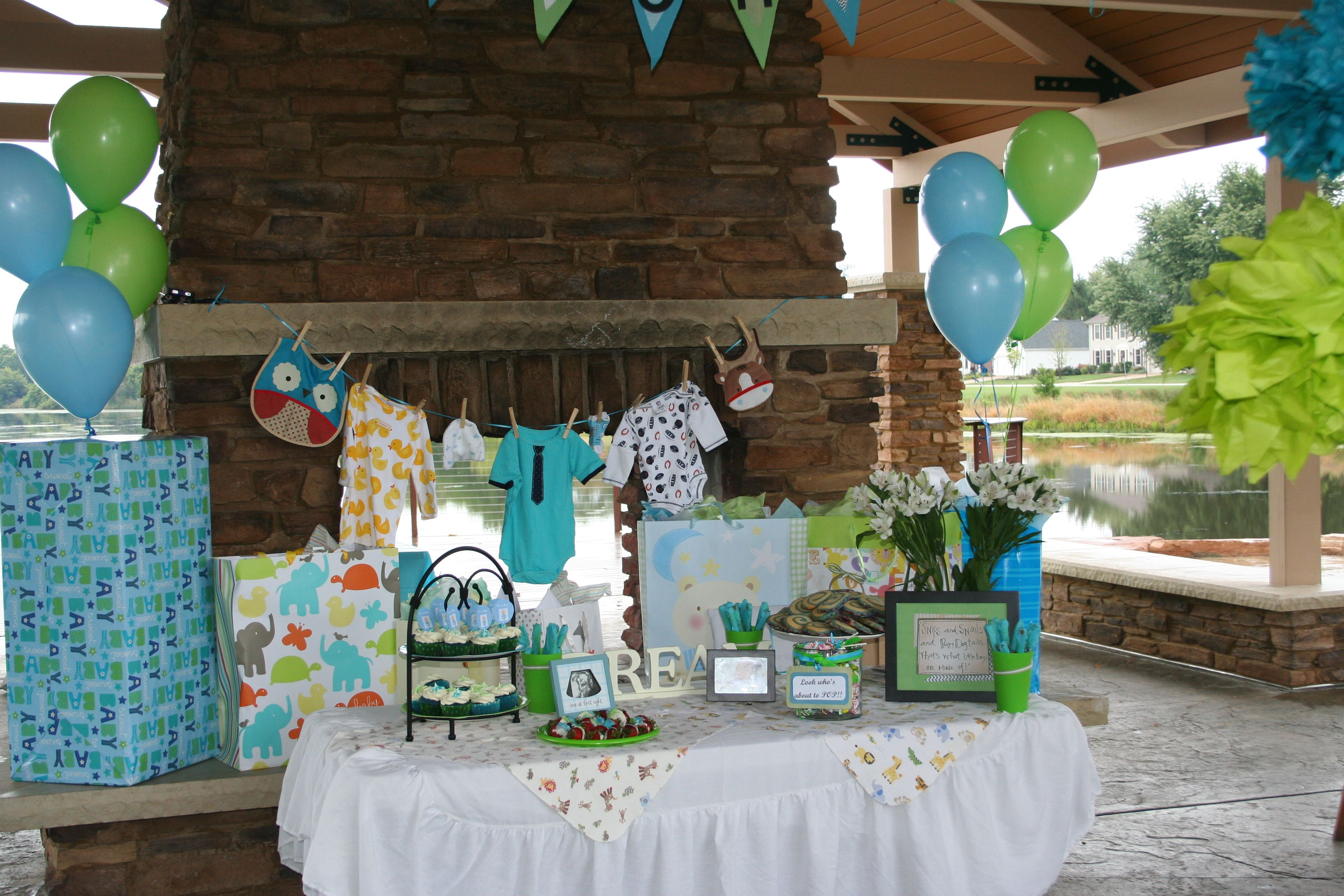 10 Ideal Outside Baby Shower Decoration Ideas outdoor baby boy shower table ideas parties and showers baby 2022