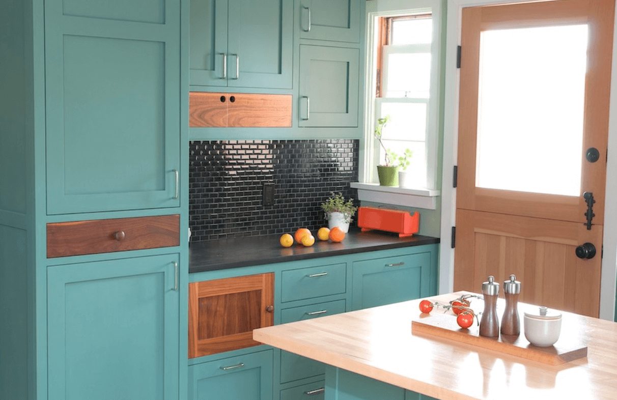 10 Stunning Ideas For Kitchen Cabinet Colors painted kitchen cabinet ideas freshome 1 2024