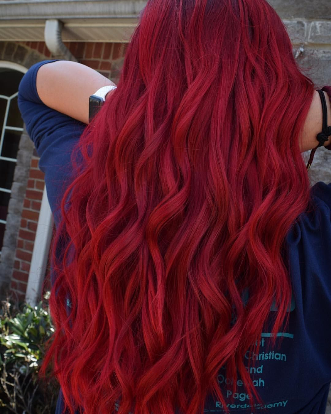 10 Cute Fun Red Hair Color Ideas red hair crimson red vibrant bright fun hair color guy tang 2024