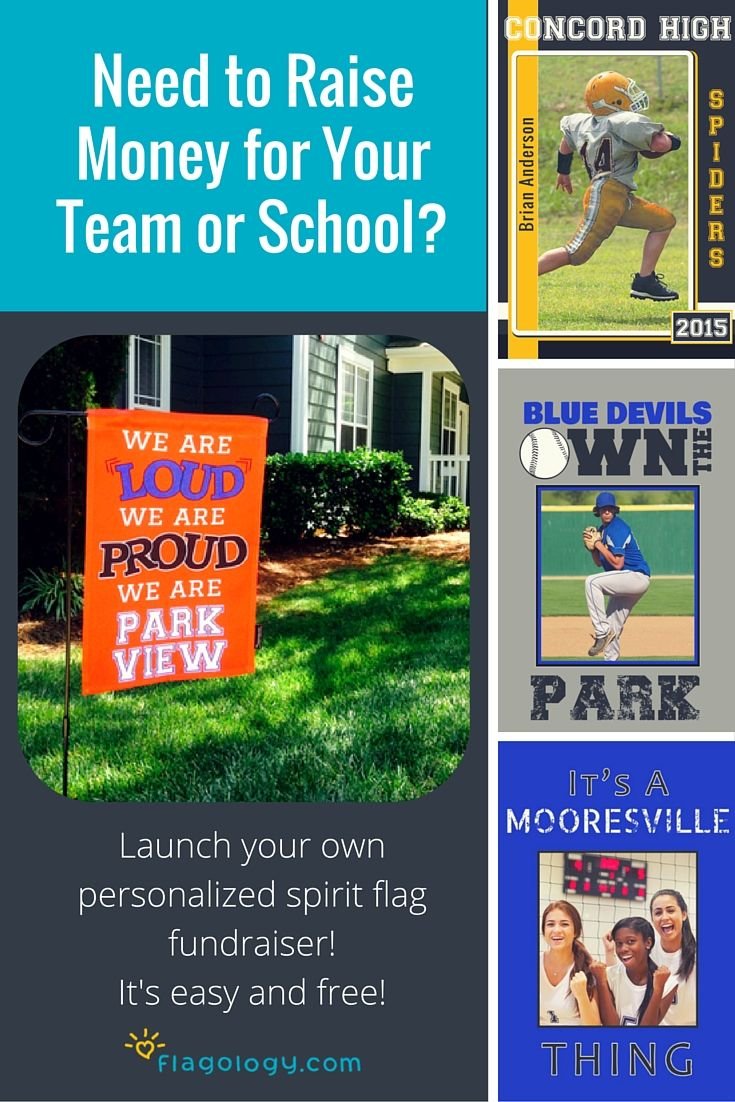 10 Amazing High School Football Fundraising Ideas school and team fundraising idea personalized spirit flags pto 2024