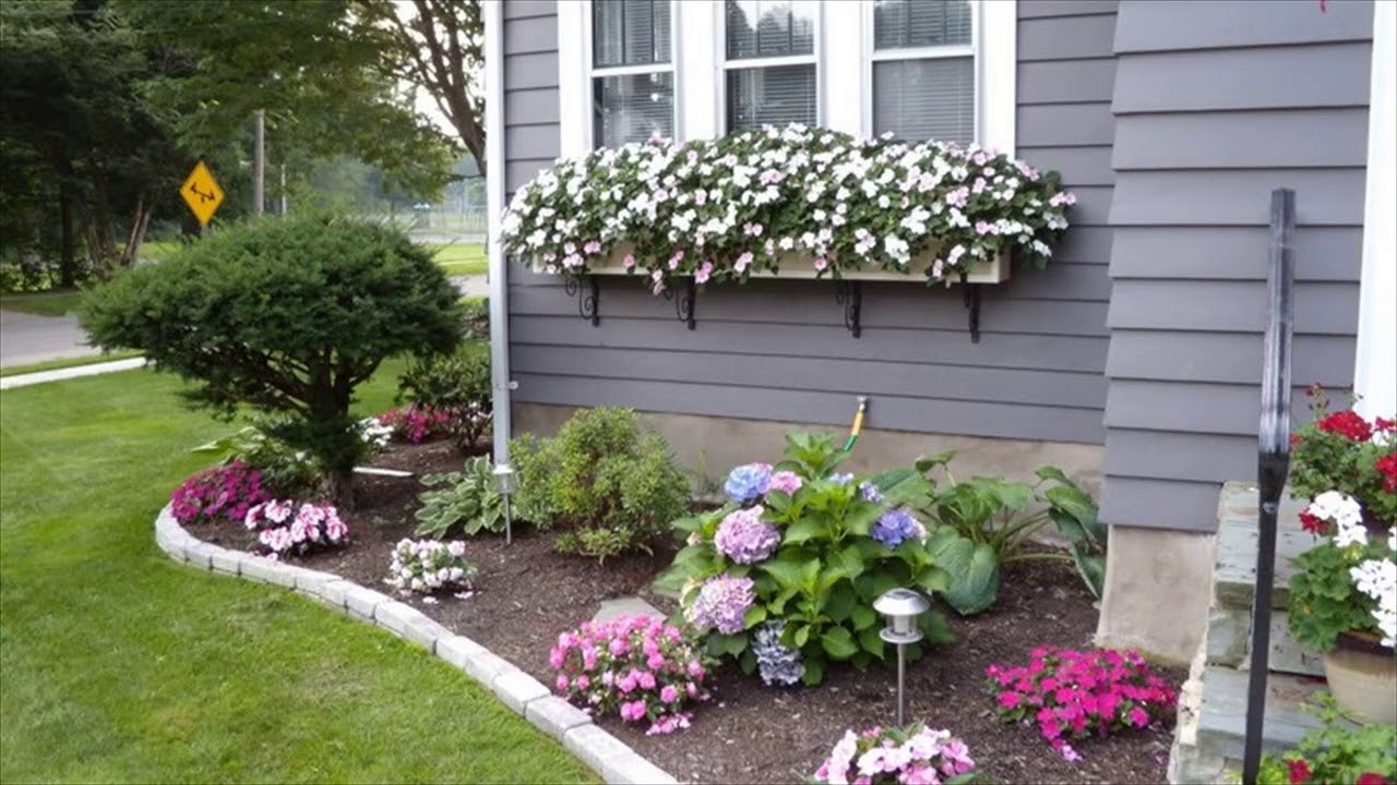 10 Lovely Flower Beds Ideas Front Yard small flower bed ideas for front of house youtube 2022