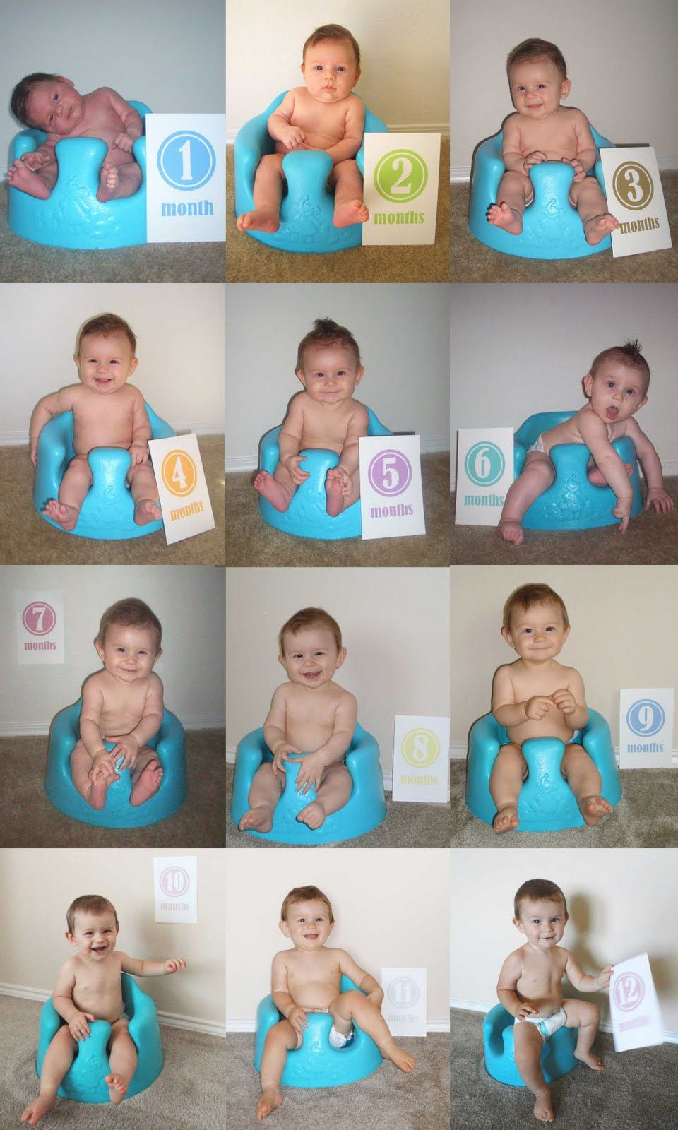 10 Beautiful Month By Month Baby Picture Ideas so glad i was diligent in taking a pic every month love the result 2022