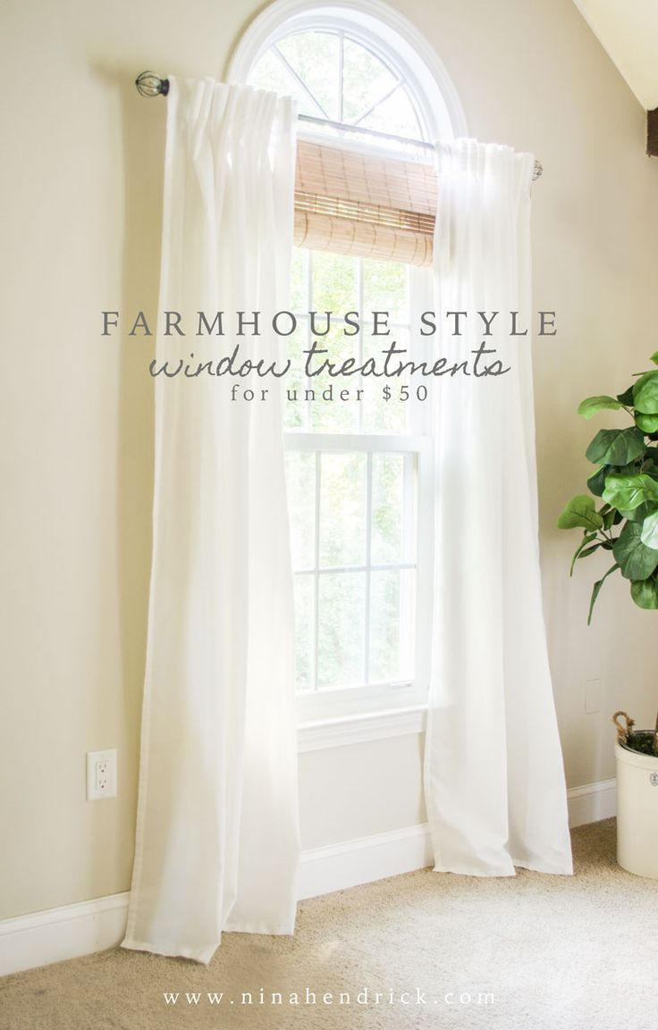 10 Nice Cottage Style Window Treatment Ideas stylish budget window treatments farmhouse style farmhouse 2024