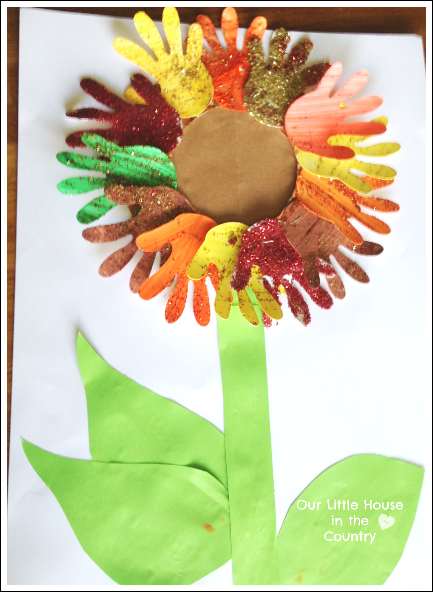 10 Famous Fall Art Ideas For Kids sunflower handprint art 2 autumn fall art activities for kids 2024