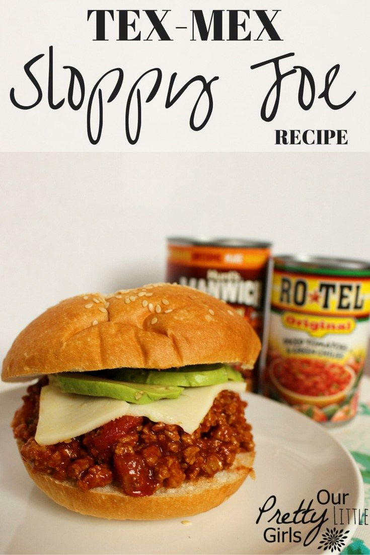 10 Fabulous Manwich Sloppy Joe Recipe Ideas super easy and delicious tex mex sloppy joes featuring rotel 2024