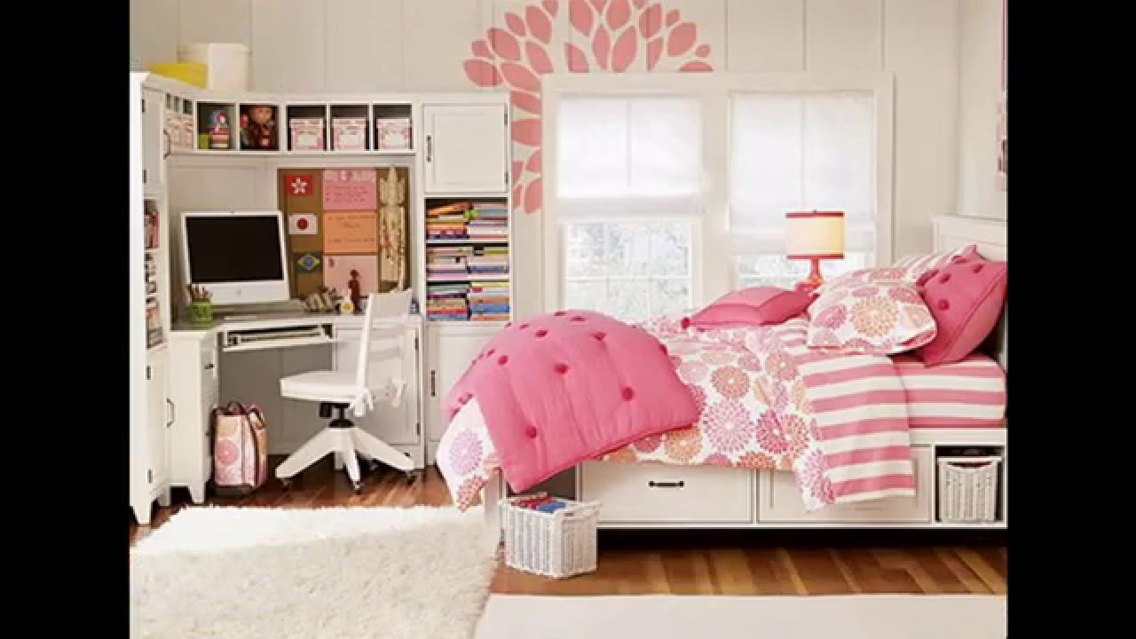 10 Famous Girl Bedroom Ideas For Small Rooms teenage girl bedroom ideas for small rooms youtube 2024