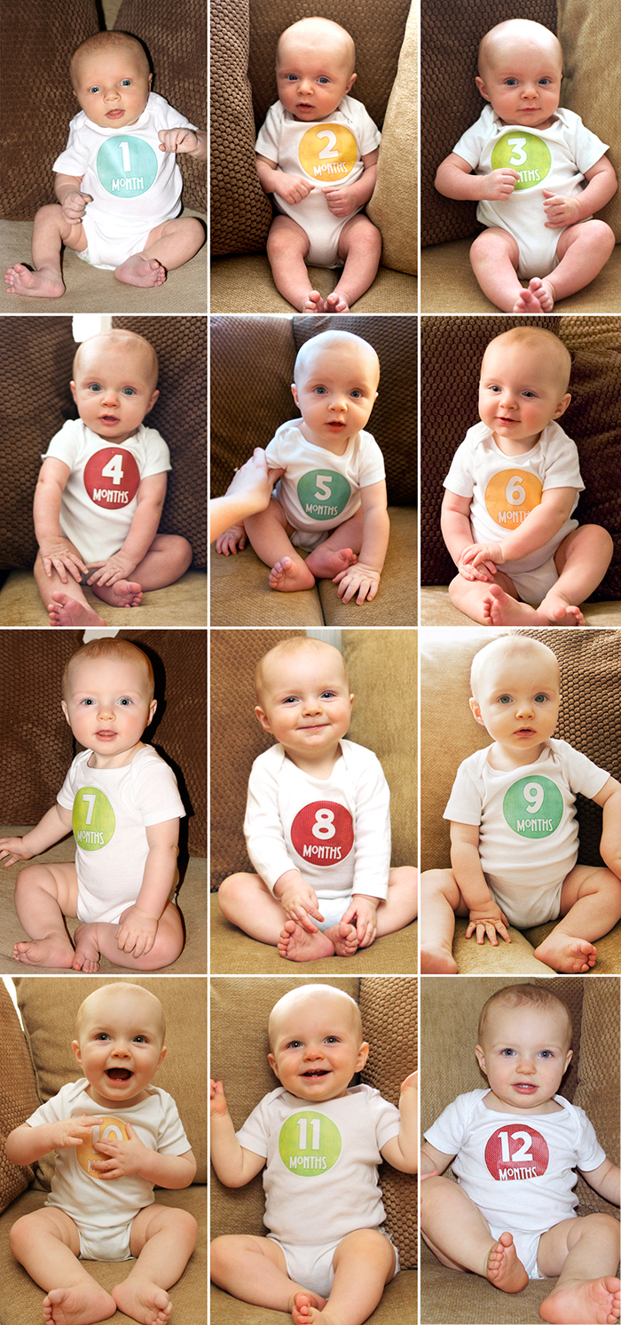 10 Beautiful Month By Month Baby Picture Ideas the 10 most creative ways to document your babys first year 1 2022