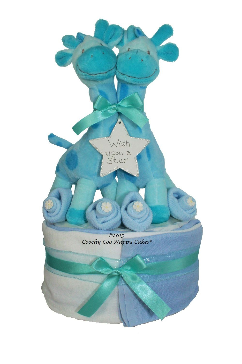 10 Ideal Baby Shower Gift Ideas For Twins twin baby boy nappy cake baby shower gift idea uk gifts for twins 2024