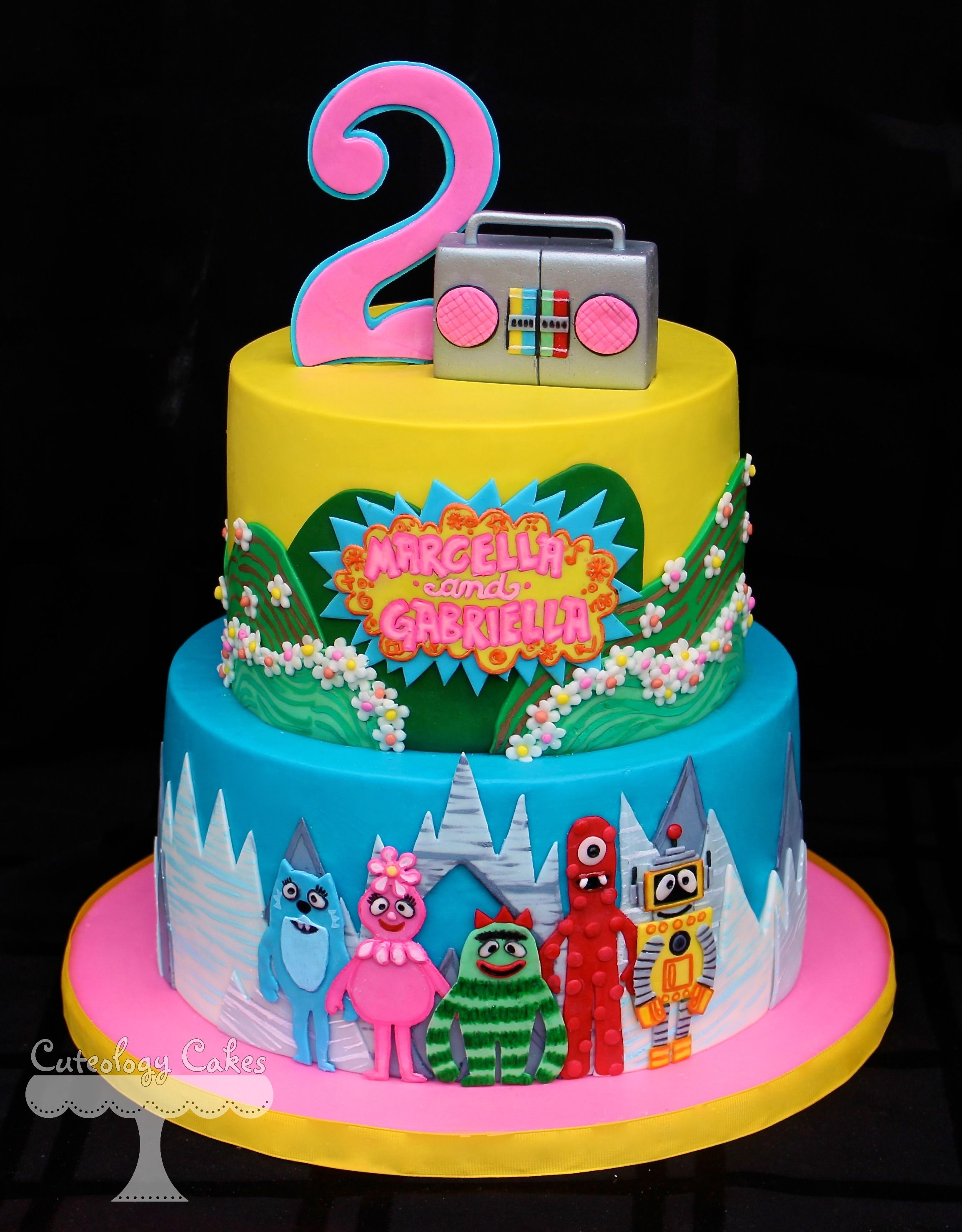 10 Gorgeous Yo Gabba Gabba Cakes Ideas yo gabba gabba cake sweet treats fun cakes festa 2024