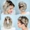10 easy braids for short hair tutorial | milabu - youtube
